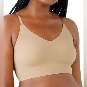 TRUE & CO. True Body Lift Triangle Adjustable Strap Bra- no padding
